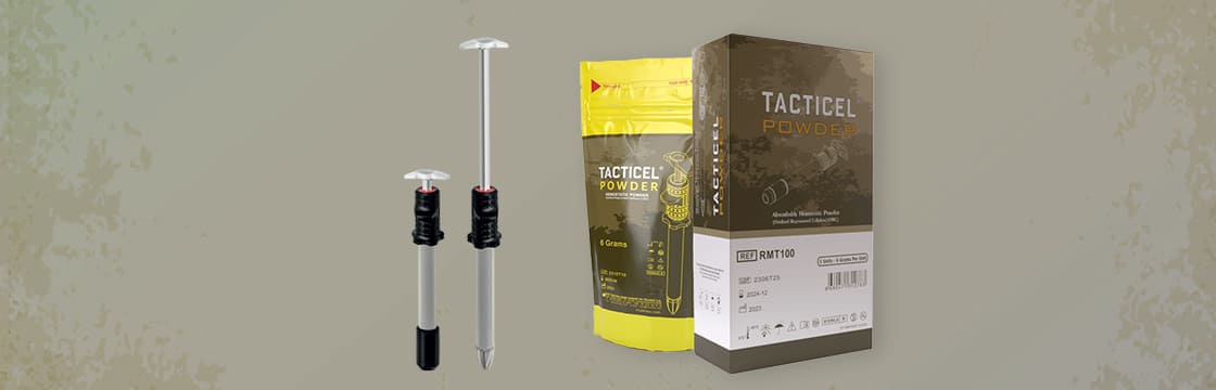 Tacticel Powder - Absorbable Hemostatic Powder - Oxidized Regenerated Cellulose (ORC)